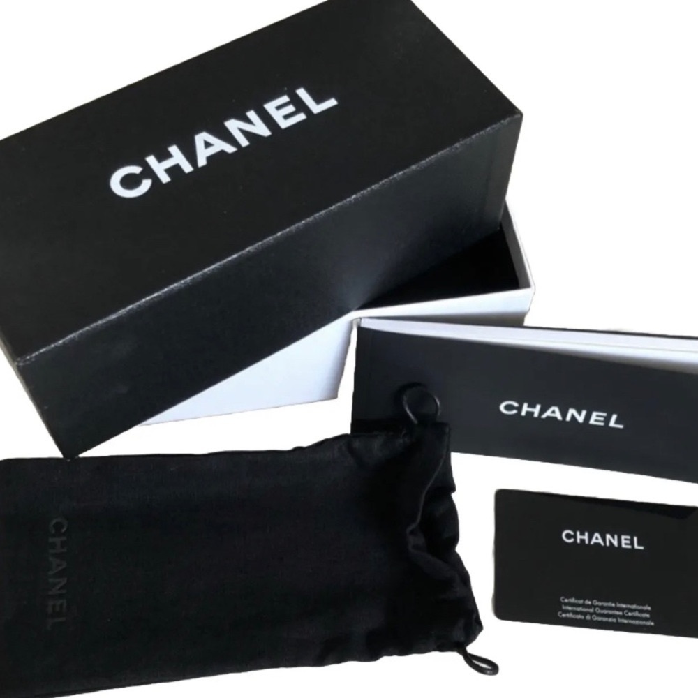 Chanel Sunglasses Box Empty Box Only COA Authenticity Card Booklet, Dust Bag